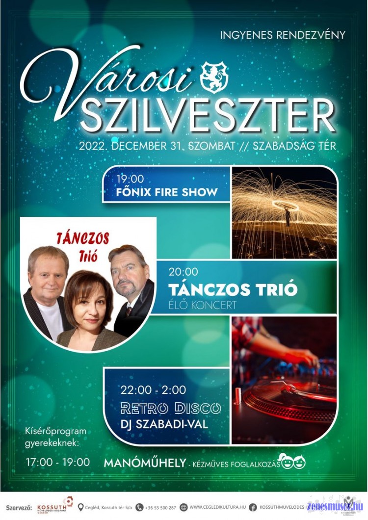 RETRO koncert a Ceglédi Városi Szilveszteren 2022.